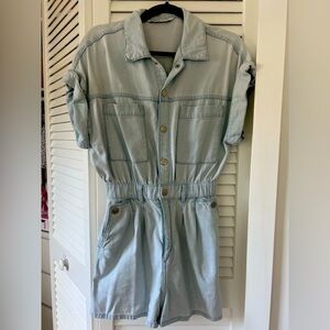Zara Chambray Romper